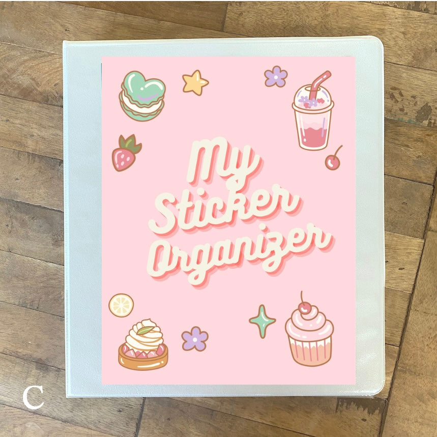 Sticker Storage Organizer Binder