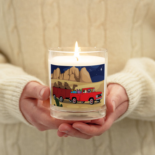 Three Wise Men Road Trip - Los Reyes Magos Glass - jar soy wax candle